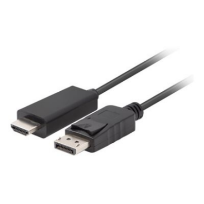 Lanberg | DisplayPort to HDMI Cable | CA-DPHD-11CC-0018-BK | DisplayPort Male | HDMI Male | DP to HDMI | 1.8 m CA-DPHD-11CC-0018-BK 5901969438710