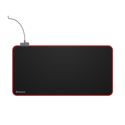 Genesis Mouse Pad | Boron 500 XXL RGB | Mouse pad | 400 x 800 x 4 mm | Black NPG-2110 5901969443837