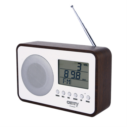 Camry | Digital Radio | CR 1153 | 5 W | White/woden CR 1153 5902934830355