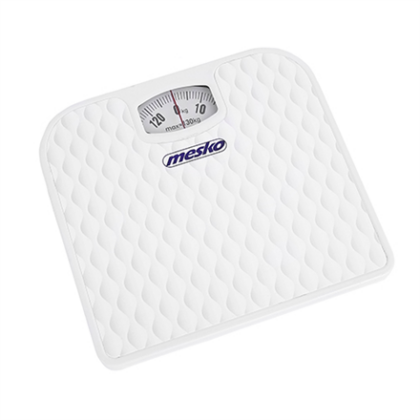 Mesko | Scale | MS 8160 | Mechanical | Maximum weight (capacity) 130 kg | Accuracy 1000 g | White MS 8160 5902934830416
