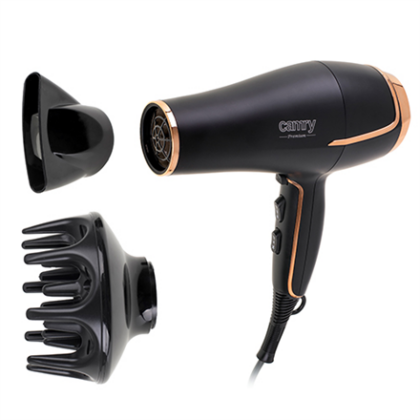 Camry | Hair Dryer | CR 2255 | 2200 W | Number of temperature settings 3 | Diffuser nozzle | Black CR 2255 5902934834728