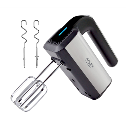 Adler | Hand mixer | AD 4225 | Hand Mixer | 300 W | Number of speeds 5 | Turbo mode | Stainless steel AD 4225 5903887802994