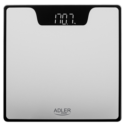Adler | Bathroom Scale | AD 8174s | Maximum weight (capacity) 180 kg | Accuracy 100 g | Silver AD 8174s 5903887804639