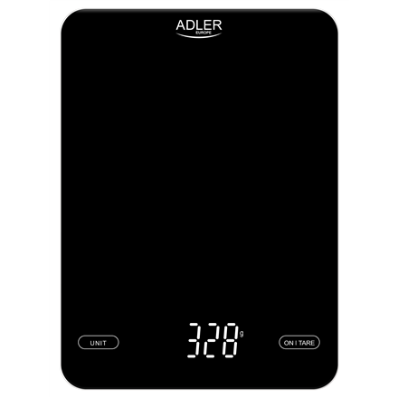 Adler | Kitchen Scale | AD 3177b | Maximum weight (capacity) 10 kg | Black AD 3177b 5903887808583