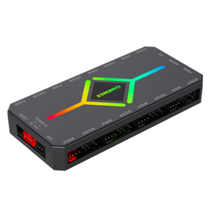 Gamemax | V4.0 ARGB PWM HUB BK | Hub for Gaming Chassis V4.0 ARGB PWM HUB BK 6931858790956