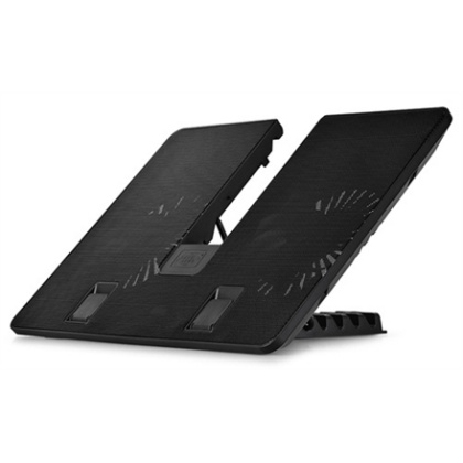 Deepcool | U-Pal | Notebook stand- cooler up to 19" | Black DP-N214A5-UPAL 6933412775607