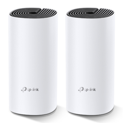 TP-LINK | Whole Home Mesh WiFi System | Deco M4 (2-Pack) | 802.11ac | 300+867 Mbit/s | 10/100/1000 Mbit/s | Ethernet LAN (RJ-45) ports 2 | Mesh Support No | MU-MiMO Yes | No mobile broadband | Antenna type 2xInternal | No Deco M4(2-Pack) 6935364084189