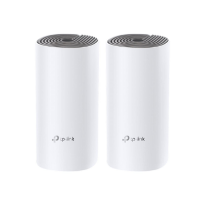 TP-LINK | C1200 Whole Home Mesh Wi-Fi System | Deco E4 (2-pack) | 802.11ac | 867+300 Mbit/s | 10/100 Mbit/s | Ethernet LAN (RJ-45) ports 2 | Mesh Support Yes | MU-MiMO Yes | No mobile broadband | Antenna type 2xInternal Deco E4(2-pack) 6935364085278