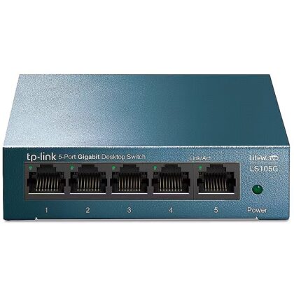 TP-LINK LiteWave 5-Port Gigabit Desktop LS105G 6935364085445