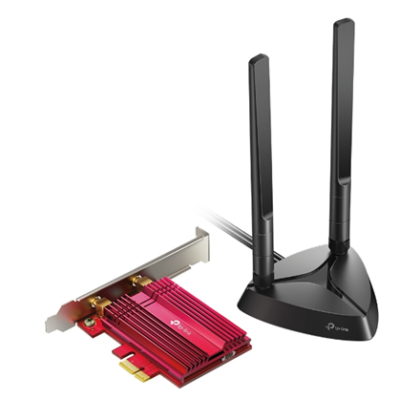 TP-LINK | AX3000 Wi-Fi 6 Bluetooth 5.0 PCIe Adapter | TX3000E | 2.4GHz/5GHz | Antenna type 2xHigh-Gain External Antennas | 574+2402 Mbit/s Archer TX3000E 6935364088897