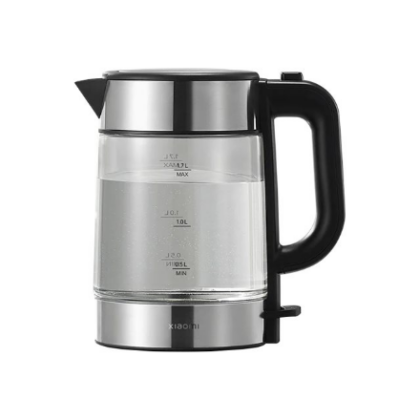Xiaomi | Electric Glass Kettle EU | Electric | 2200 W | 1.7 L | Glass | 360° rotational base | Black/Stainless Steel BHR7423EU 6941812734339