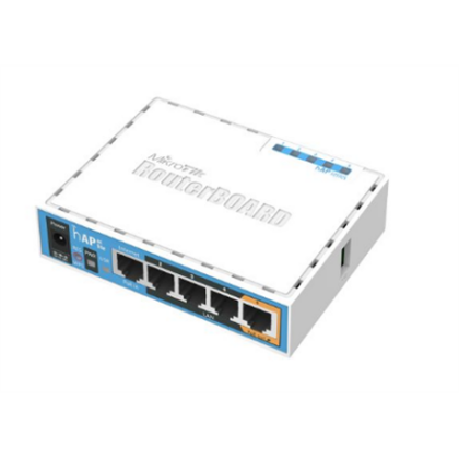 MikroTik | RB952Ui-5ac2nD | hAP ac lite | 802.11ac | 867 Mbit/s | 10/100 Mbit/s | Ethernet LAN (RJ-45) ports 5 | MU-MiMO Yes | 12 month(s) RB952Ui-5ac2nD 708747432510