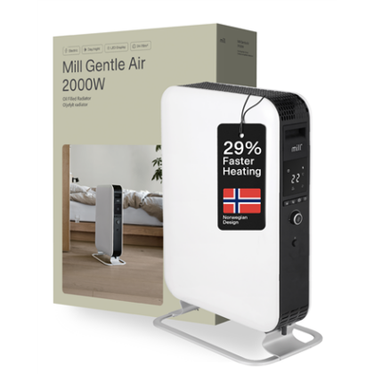 Mill | Heater | AB-H2000DN | Oil Filled Radiator | 2000 W | Number of power levels 3 | Suitable for rooms up to 24-34 m³ | White AB-H2000DN 7090019821546