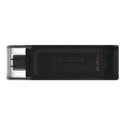 Kingston | DataTraveler 70 | 64 GB | USB Type-C | Black DT70/64GB 740617305302