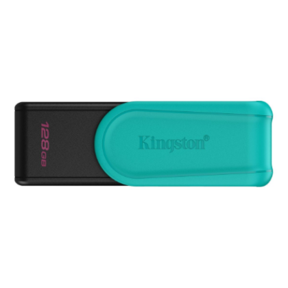 Kingston USB Flash Drive | DataTraveler Exodia S | 128 GB | USB Type-A | Black/Turquoise DTXS/128GB 740617348699