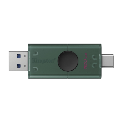 Kingston DataTraveler Duo | 128 GB | USB Type-C/Type-A | Black/Green DTDEG2/128GB 740617351774
