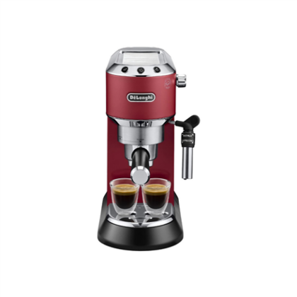 Delonghi | Espresso Coffee Maker | Dedica Style EC 685.R | Pump pressure 15 bar | Built-in milk frother | Semi-automatic | 1300 W | Red EC685R 8004399331204
