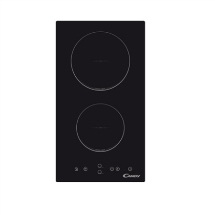 Candy | Domino | CDH 30 | Vitroceramic | Number of burners/cooking zones 2 | Touch | Timer | Black | Display CDH30 8059019030654