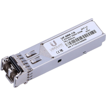 Ubiquiti | UF-MM-1G | SFP | Multi-Mode Fiber | Dual LC | 10/100/1000 Mbit/s | Wavelength 850 nm | Maximum transfer distance 550 m | 0 to +70C UACC-OM-MM-1G-D-2 810010076922