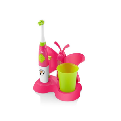 ETA | Toothbrush with water cup and holder | Sonetic  ETA129490070 | Battery operated | For kids | Number of brush heads included 2 | Number of teeth brushing modes 2 | Pink ETA129490070 8590393258833