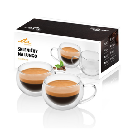 ETA | Lungo cups | ETA518091010 | For coffee | 2 pc(s) | Dishwasher proof | Glass ETA518091010 8590393325474
