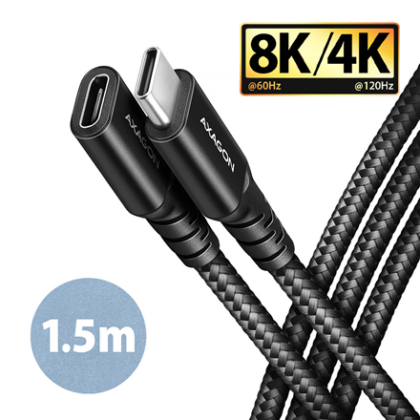 AXAGON | Extension USB 20Gbps Cable | BUCM32-CF15AB | USB Type-C to USB Type-C BUCM32-CF15AB 8595247907370