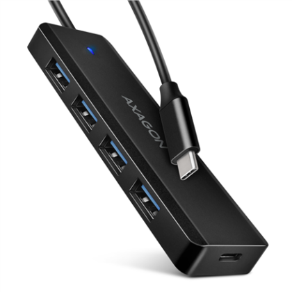 AXAGON Travel four-port USB-C 5Gbps hub | HUE-C1C HUE-C1C 8595247907684