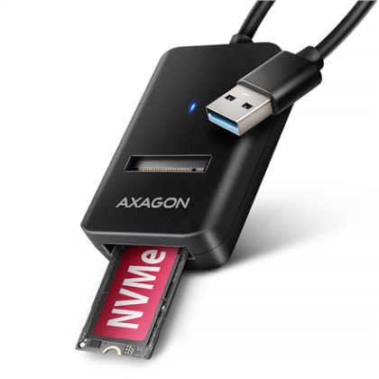 AXAGON USB-A 10Gbps - M.2 NVMe and SATA SSD Adapter | ADM2-AM ADM2-AM 8595247908896