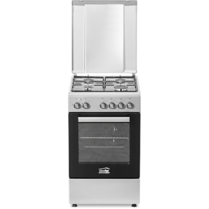 Simfer | Cooker | 5405SERGG | Hob type Gas | Oven type Electric | Stainless steel | Width 50 cm | Depth 60 cm | Electronic ignition | Energy efficiency class A | 43 L 5405SERGG 8699272096259