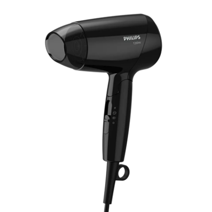 Philips | Hair Dryer | BHC010/10 EssentialCare | 1200 W | Number of temperature settings 3 | Black BHC010/10 8710103887119