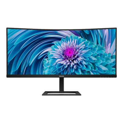 Philips | UltraWide LCD Monitor | 346E2CUAE | 34  " | VA | WQHD | 21:9 | 100 Hz | 4 ms | 3440 x 1440 | 300 cd/m² | HDMI ports quantity 1 | Black | Warranty 36 month(s) 346E2CUAE/00 8712581770662