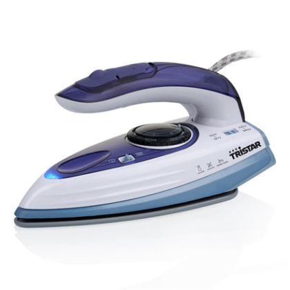 Tristar | Travel Steam Iron | ST-8152 | Steam Iron | 1000 W | Water tank capacity 60 ml | Continuous steam 15 g/min | Blue ST-8152 8712836977068