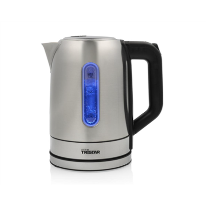 Tristar | Kettle | WK-1344 | Electric | 2200 W | 1.7 L | Stainless steel | 360° rotational base | Silver WK-1344 8712836979642