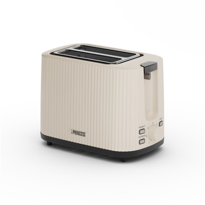 Princess Wave Toaster | 142337 | Power 930 W | Number of slots 2 | Housing material Plastic | Beige 01.142337.01.001 8712836996410