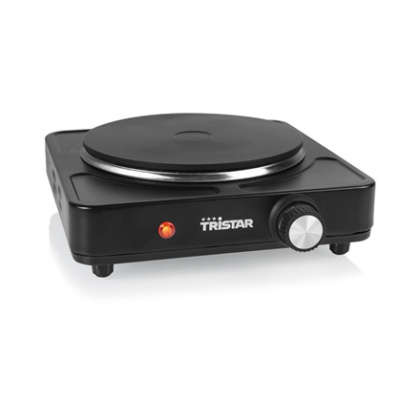 Tristar Table hob | KP-6151 | Number of burners/cooking zones 1 | Electric | Black KP-6151 8712836996731