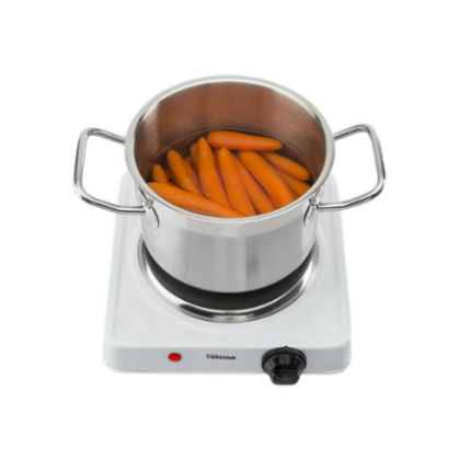 Tristar | Free standing table hob | KP-6185 | Number of burners/cooking zones 1 | Rotary | Electric | Black