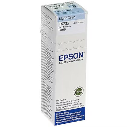 EPSON 4LB T6735 LIGHT CYAN INK BOTTLE C13T67354A 8715946495736