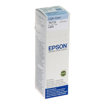 Epson T6735 Ink bottle 70ml | Ink Cartridge | Light Cyan C13T67354A 8715946495736