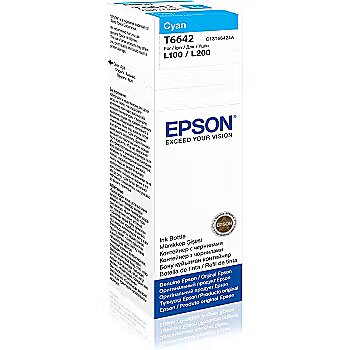 EPSON 1LB T6642 CYAN INK BOTTLE 70ML C13T66424A 8715946496542