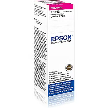 EPSON 1LB T6643 MAGENTA INK BOTTLE 70ML C13T66434A 8715946496559