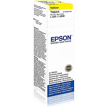 EPSON 1LB T6644 YELLOW INK BOTTLE 70ML C13T66444A 8715946496566