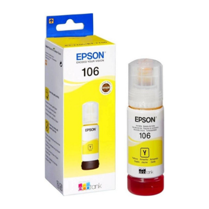 Epson Ecotank | 106 | Ink Bottle | Yellow C13T00R440 8715946643335