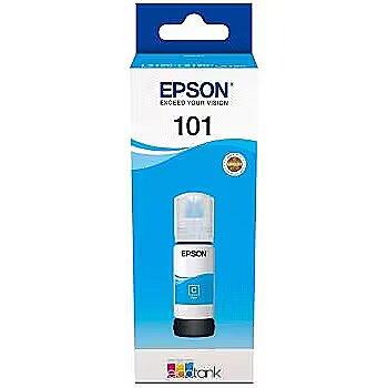 EPSON 1LB 101 EcoTank Cyan ink bottle C13T03V24A 8715946643397