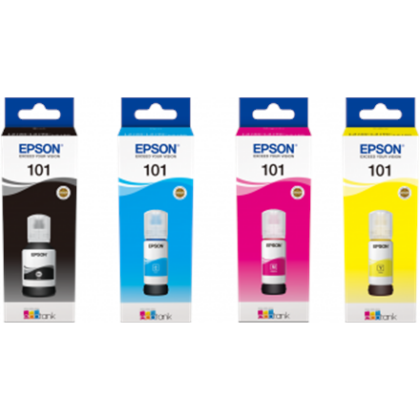 Epson 101 EcoTank YE | Ink Bottle | Yellow C13T03V44A 8715946643410