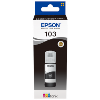 Epson 103 ECOTANK | Ink Bottle | Black C13T00S14A 8715946655840