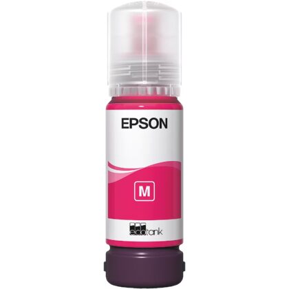 EPSON 1LB 108 EcoTank Magenta Ink Bottle C13T09C34A 8715946712352
