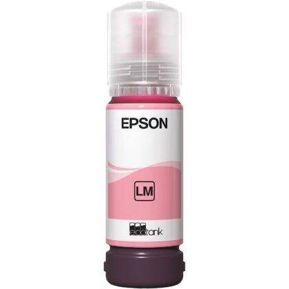 EPSON 1LB 108 EcoTank Light Magenta Ink C13T09C64A 8715946712383