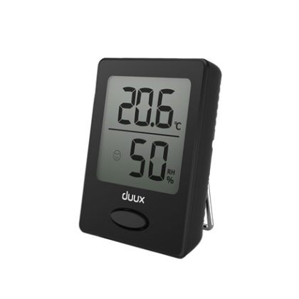 Duux | Sense | Black | LCD display | Hygrometer + Thermometer DXHM02 8716164996739