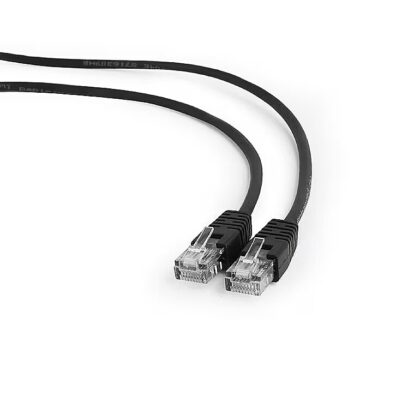 GEMBIRD CAT5e UTP Patch cord black 0.25m PP12-0.25M/BK 8716309074728