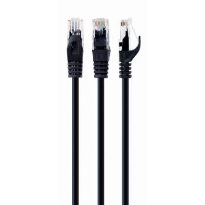 UTP Cat6 | Patch cord | PVC AWG 26 (7 x 0.15 mm wire) | Black | 5 m PP6U-5M/BK 8716309093149